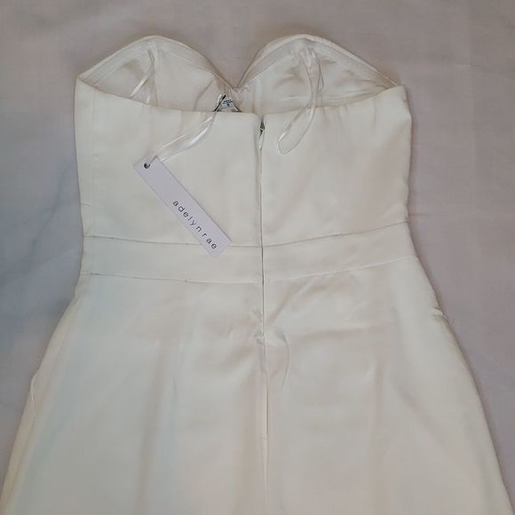 Adelyn Rae Women's Julian Strapless Culotte Jumpsuit - Picture 3 of 7